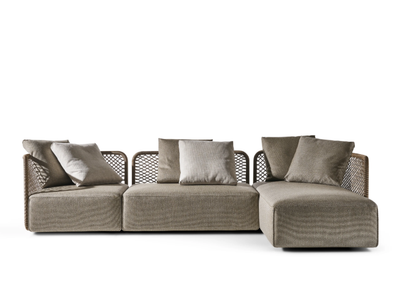 T-PAD OUTDOOR - Modular fabric garden sofa _ Twils