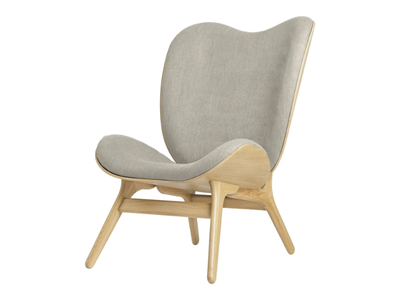 A CONVERSATION PIECE TALL - Oak armchair high-back _ Umage