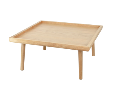 LOUNGE AROUND SHUFFLE - Square wooden coffee table _ Umage