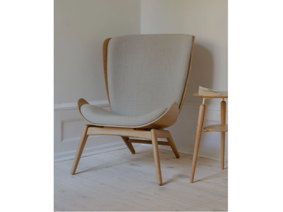 THE READER KVADRAT - Upholstered Kvadrat fabric armchair _ Umage