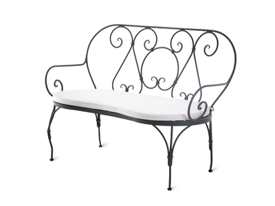 AURORA - 2 seater iron garden sofa _ Unopiù