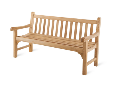 CHELSEA - Teak garden bench with armrests _ Unopiù