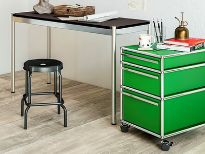 USM HALLER - Modular office drawer unit with castors with lock _ USM