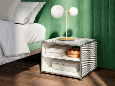 ZIGZAG - Metal coffee table / bedside table _ USM