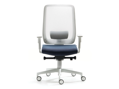 ASSIA EV - Swivel height-adjustable office chair with armrests _ VAGHI