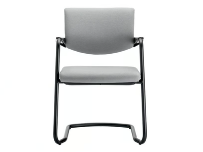 MOREA COMFORT GUEST - Cantilever upholstered chair with armrests _ VAGHI