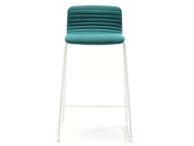 UNION GUEST - Sled base high fabric stool _ VAGHI