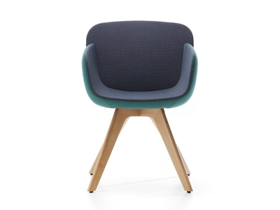 VIVA GUEST - Chair with armrests and beech legs _ VAGHI
