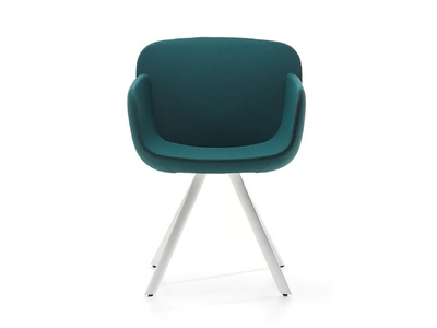 VIVA GUEST - Upholstered chair with armrests _ VAGHI