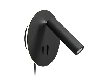 BONN ROUND - Reading wall lamp with a backlight _ Valaisin Grönlund