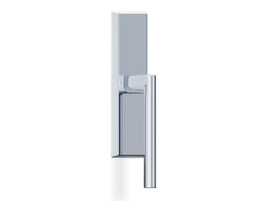 H1046 NAIS - Brass window handle on back plate _ Valli