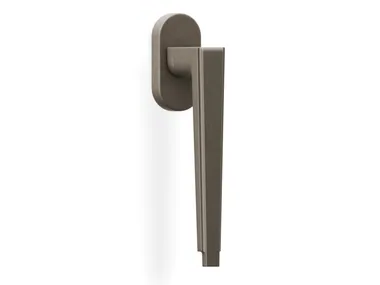 H1057 RETRÒ - Brass window handle on rose _ Valli