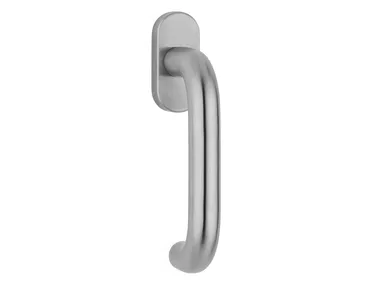 H414 AMBER - Stainless steel window handle on rose _ Valli