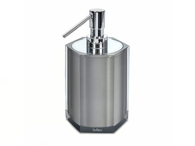 PLATINUM HEXA - Resin Bathroom soap dispenser _ Vallvé