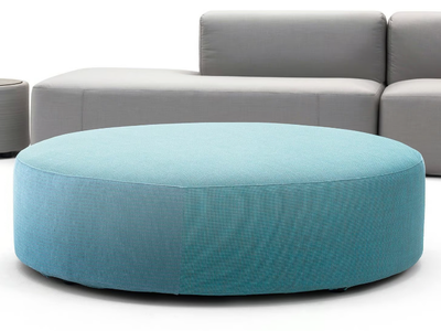 BELT - Round fabric garden pouf _ Varaschin