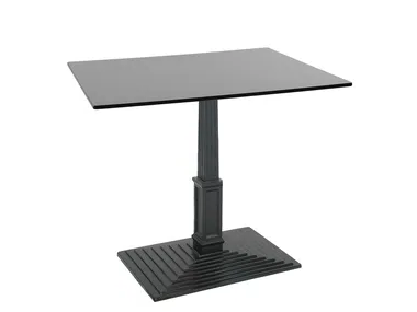 BAGRA-64-Q - Cast iron contract table _ Vela Arredamenti
