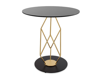 CRYSTAL - Round metal table _ Vela Arredamenti