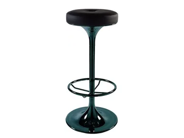 KEPLER - Upholstered stool with footrest _ Vela Arredamenti