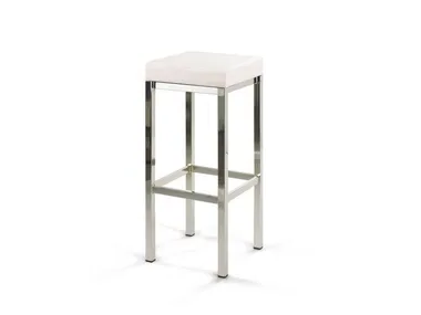 SG-BUILDING-1 - Upholstered barstool with footrest _ Vela Arredamenti
