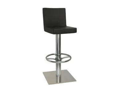 SG079 - Eco-leather stool with back _ Vela Arredamenti