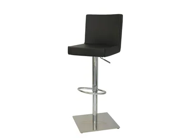 SG090 - Eco-leather stool height-adjustable with back _ Vela Arredamenti