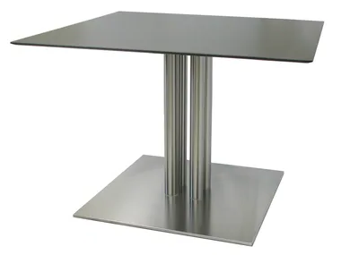 SLIM-76-4-T-X - Square stainless steel table _ Vela Arredamenti