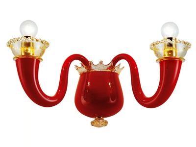GIO PONTI 99.81 - Blown glass wall lamp _ VENINI