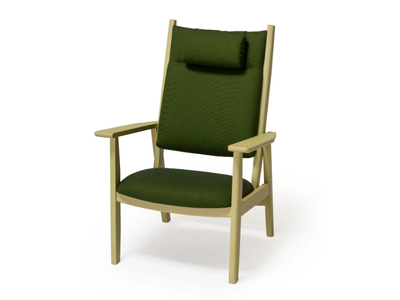 ALBUFERA - Beech armchair with armrests _ Vergés