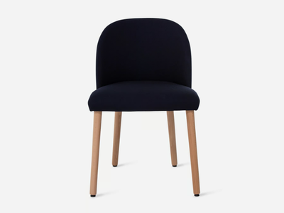 CISTELL SLIM - Upholstered chair with fabric cover and wooden legs _ Vergés