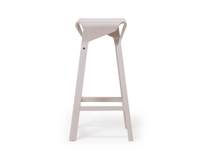 NAOSHIMA - High wooden stool with footrest _ Vergés