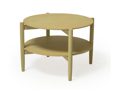 SELVA - Round beech coffee table _ Vergés