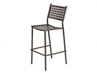 ALICE - Metal barstool with footrest _ Vermobil