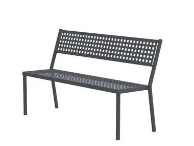 ALICE - Metal garden bench _ Vermobil
