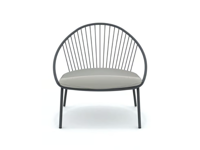 ARIA - Metal garden armchair with armrests _ Vermobil