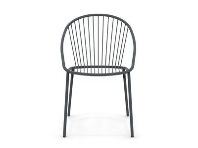 ARIA - Stackable metal chair with armrests _ Vermobil