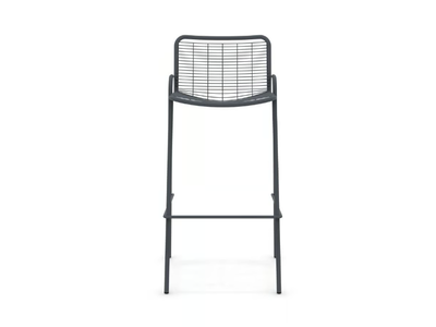 ROMA - Metal barstool with footrest _ Vermobil