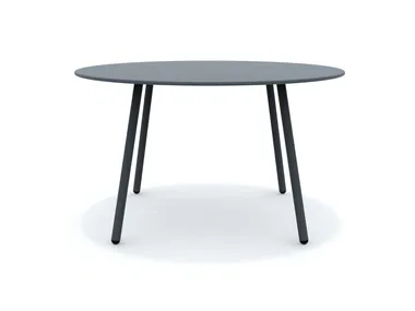 ROMA - Round metal garden table _ Vermobil
