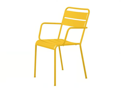 TWIST - Metal garden chair with armrests _ Vermobil