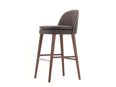 CARMEN 06 - High stool with footrest _ Very Wood