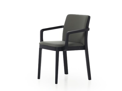URBAN 02 - Stackable chair with armrests _ Very Wood