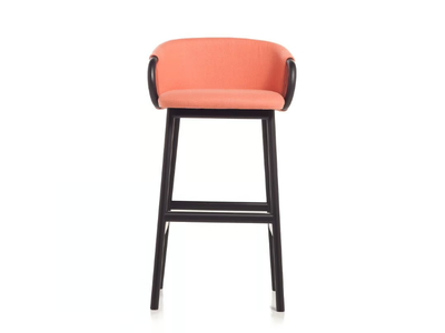 ZANT 06 - High stool with back _ Very Wood