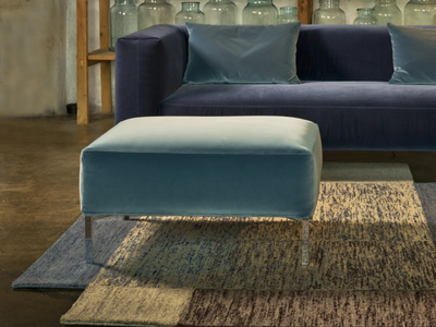 FOLD - Fabric pouf with removable lining _ Verzelloni