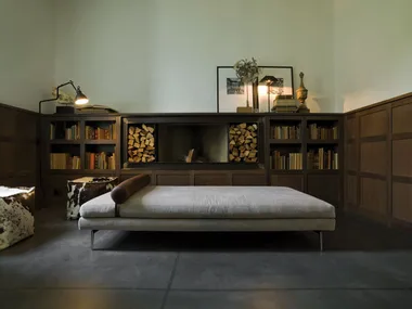 LARSEN - Fabric day bed with removable cover _ Verzelloni