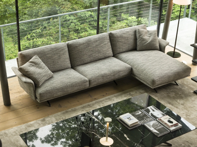 NILSON - 3 seater sofa with chaise longue _ Verzelloni