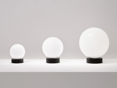 PALLA - LED blown glass table lamp _ Vesoi