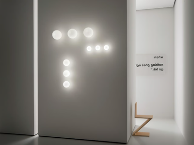 PALLA - LED blown glass wall lamp _ Vesoi