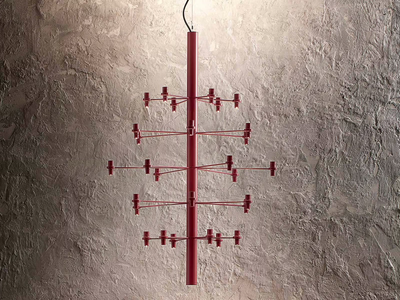 SCAR - LED brass chandelier _ Vesoi