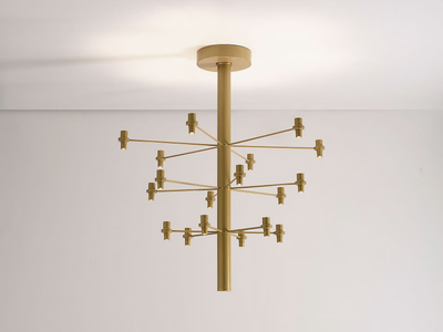 SCARLED - LED aluminium chandelier _ Vesoi
