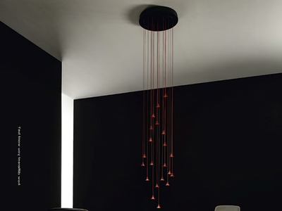 SETTANTAGRAMMI - LED adjustable aluminium pendant lamp _ Vesoi