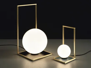 SOTTOMULTIPLO - LED steel table lamp _ Vesoi